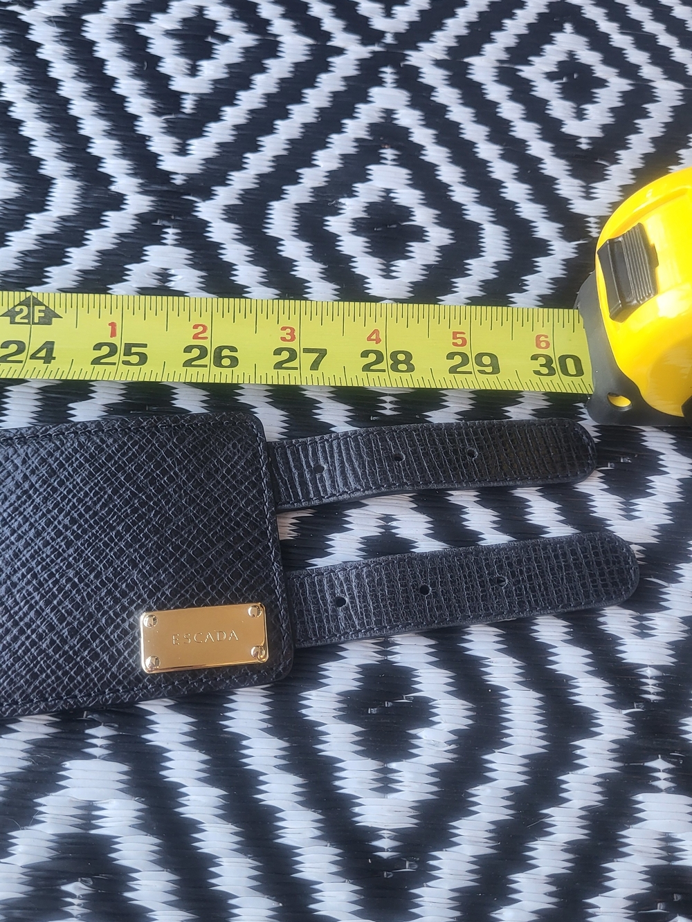 Escada Leather Belt Made In Italy - Picture 4 of 9